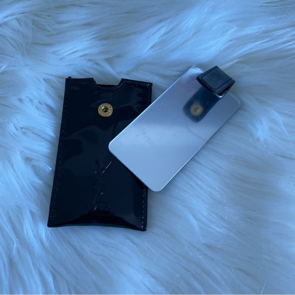 🎁3/$30 NEW YSL Yves Saint Laurent Black Compact Mirror
